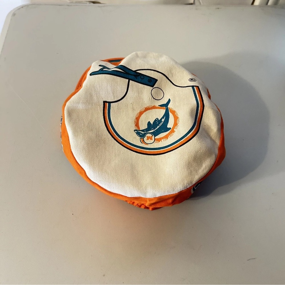 NFL Miami Dolphins White, Orange & Teal Camp Hat - Picture 8 of 12
